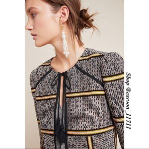 🦄NWT Anthropologie Macie Striped Jacket S